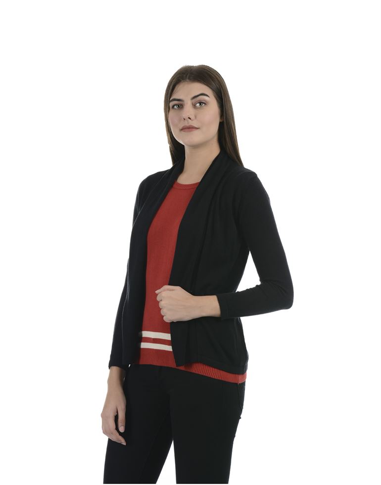 Porto Bello Women Casual Winter Wear Shrug